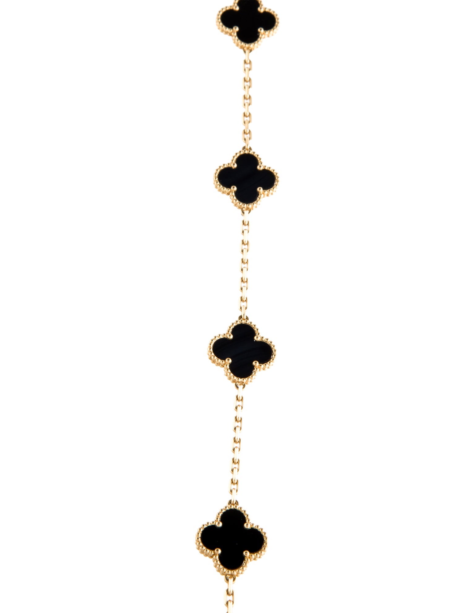 Van Cleef & Arpels Vintage Alhambra Long Necklace 20 Motifs