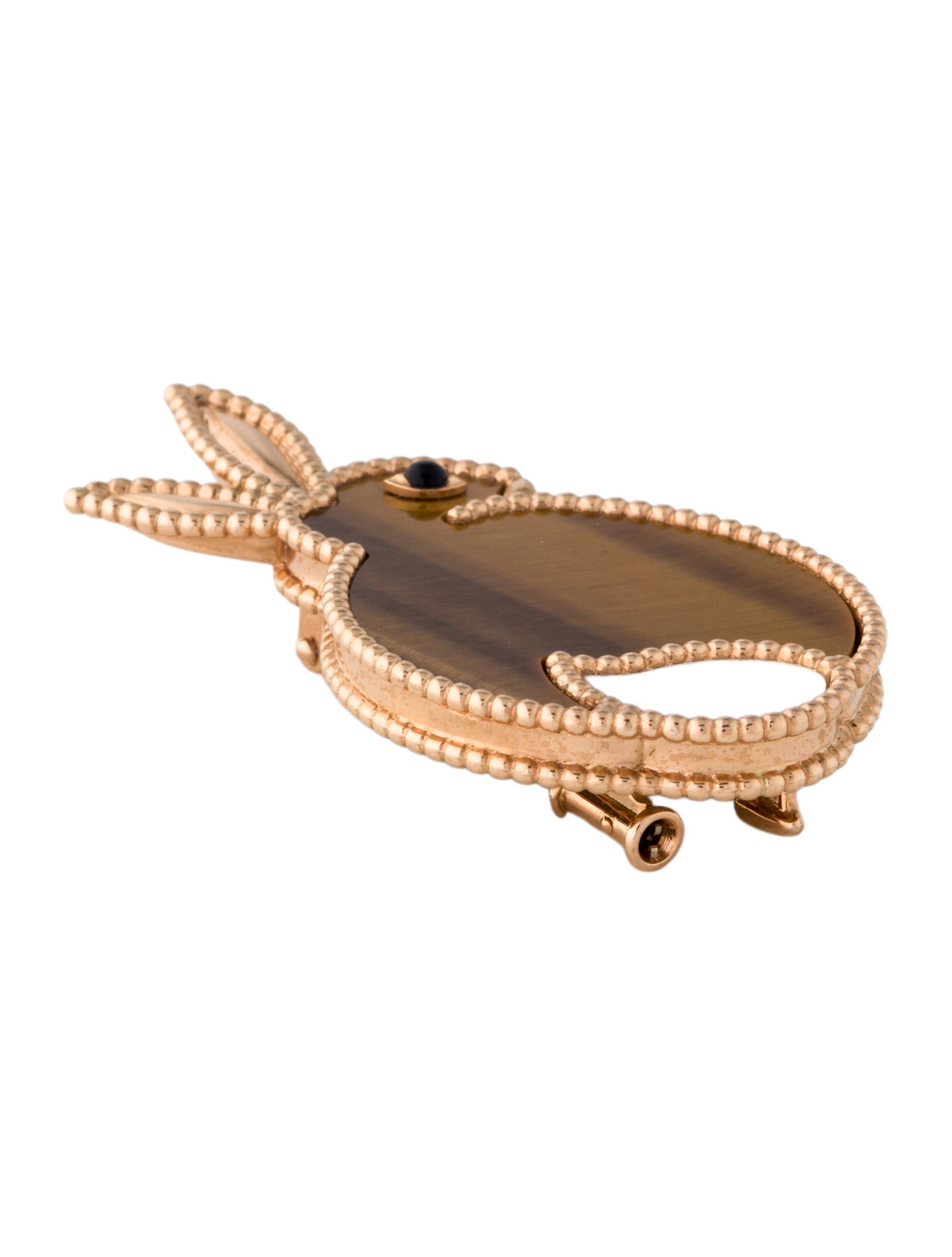 Van Cleef & Arpels Mother of Pearl Lucky Animals Rabbit Clip