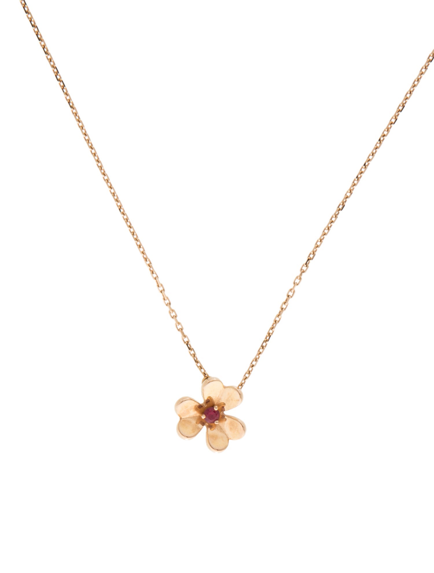 Van Cleef & Arpels Frivole Pendant Necklace, Mini Model