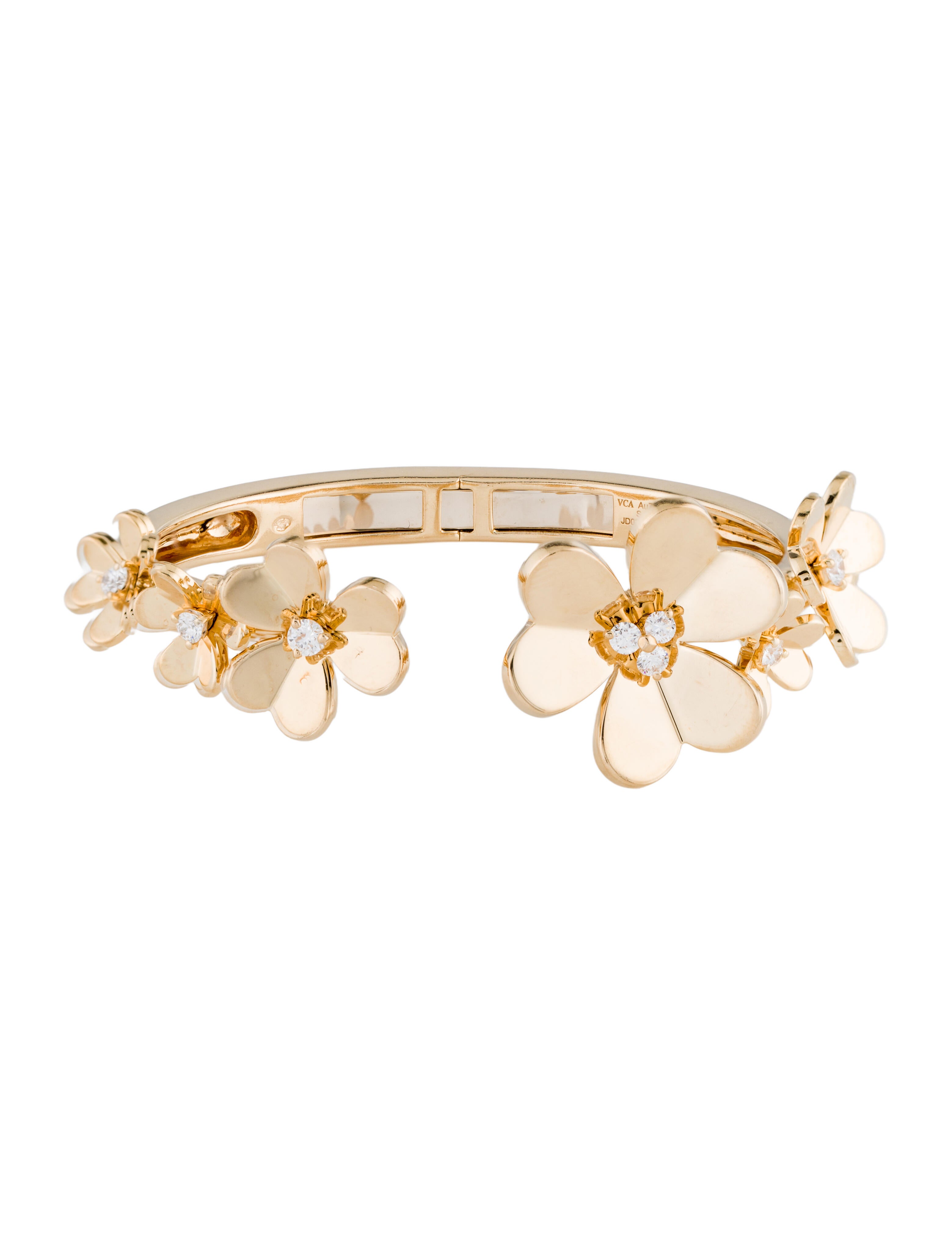 Van Cleef & Arpels Frivole Bracelet, 7 Flowers, Medium Model