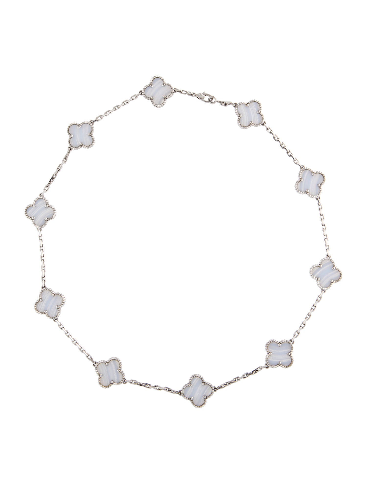 Van Cleef & Arpels Vintage Alhambra Necklace, 10 motifs
