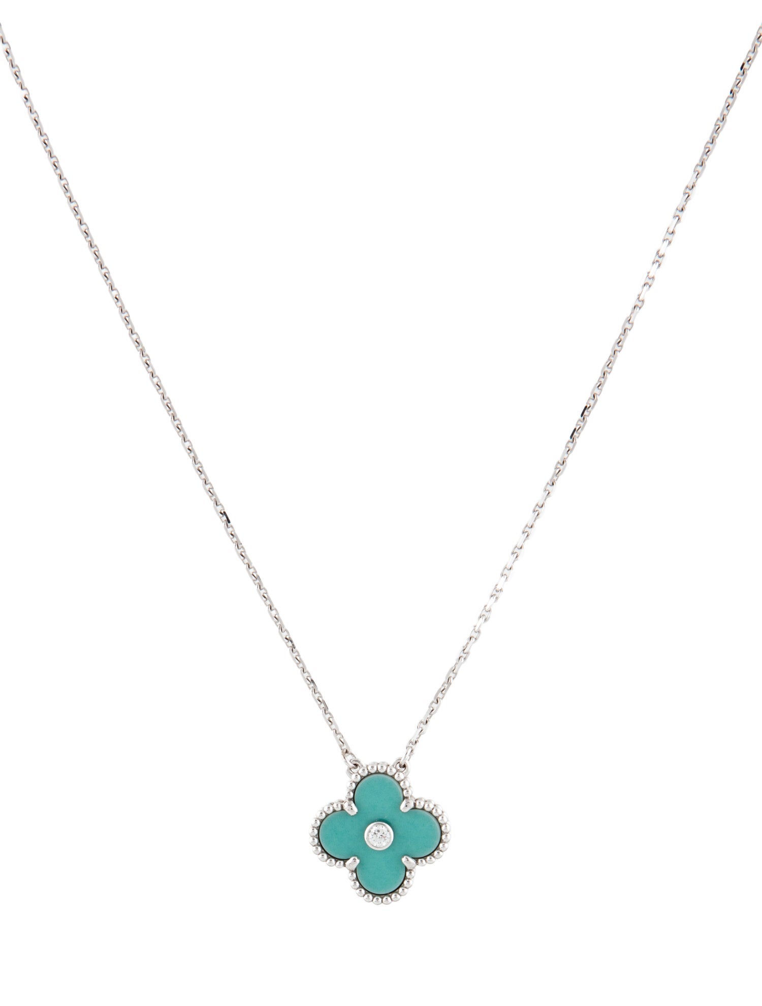 Van Cleef & Arpels 2022 Limited Edition Vintage Alhambra Pendant Necklace