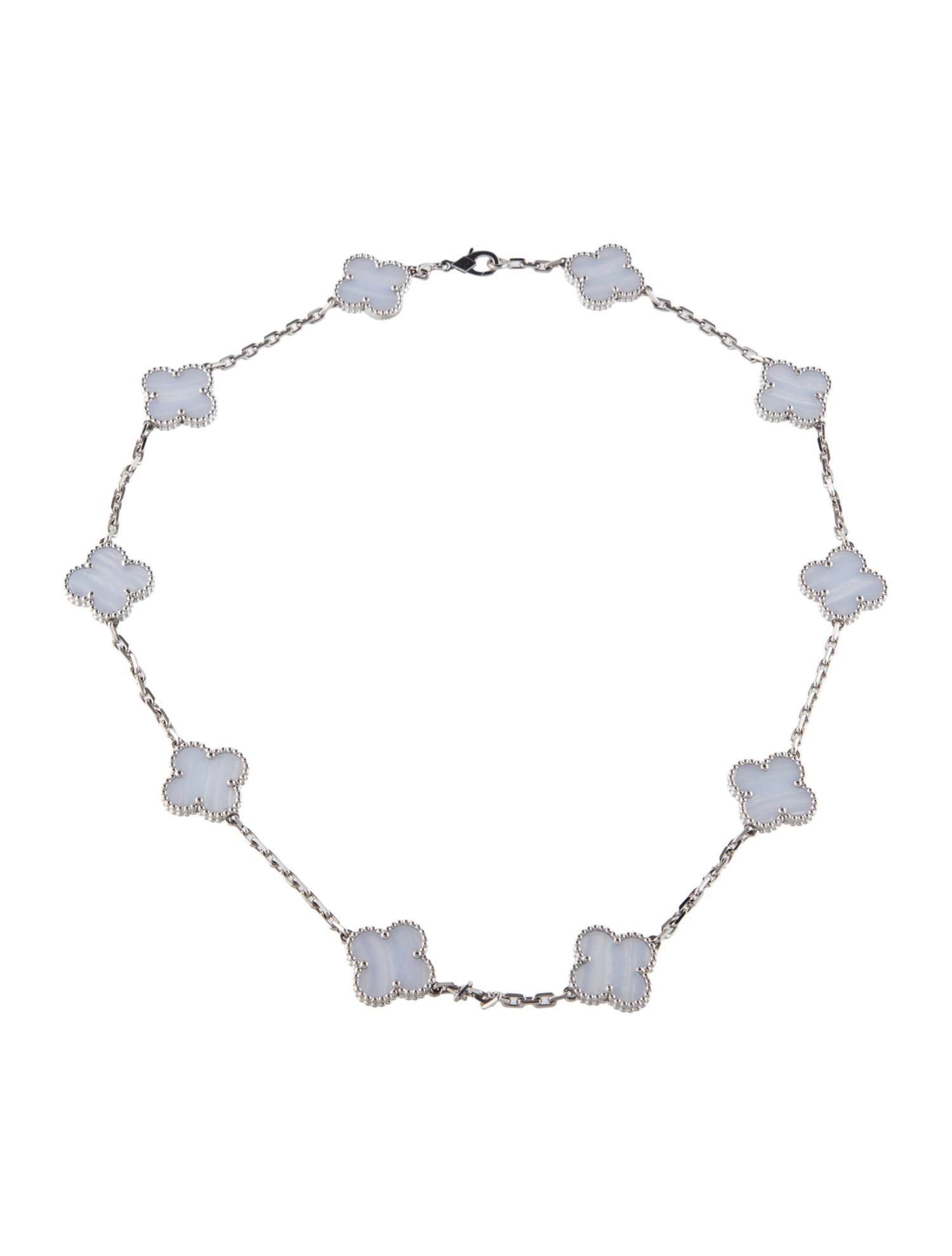 Van Cleef & Arpels Vintage Alhambra Necklace, 10 Motifs