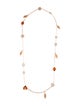 Van Cleef & Arpels Mother of Pearl Lucky Spring Long Necklace, 15 Motifs