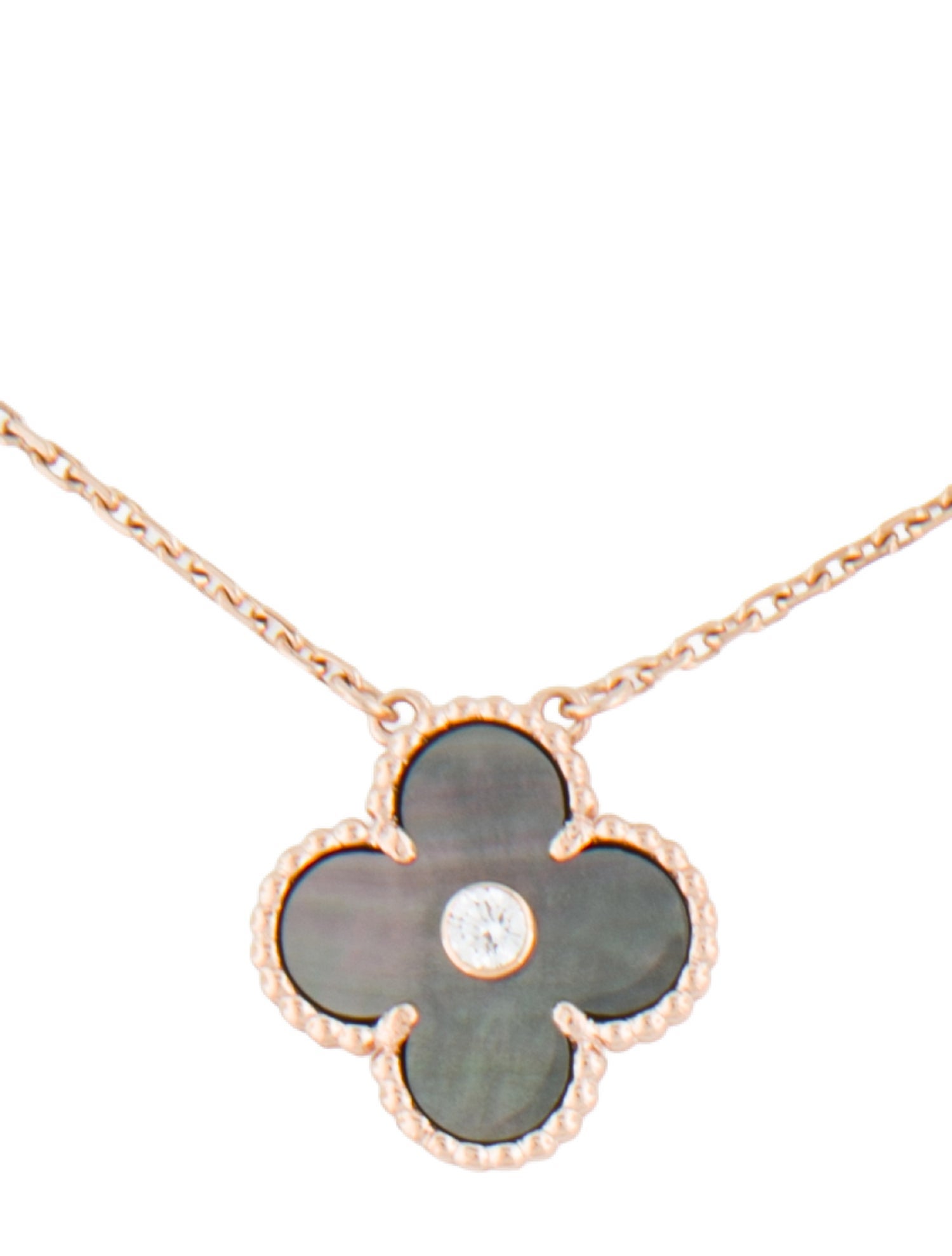 Van Cleef & Arpels Limited Edition 2014 Vintage Alhambra Holiday Pendant Necklace