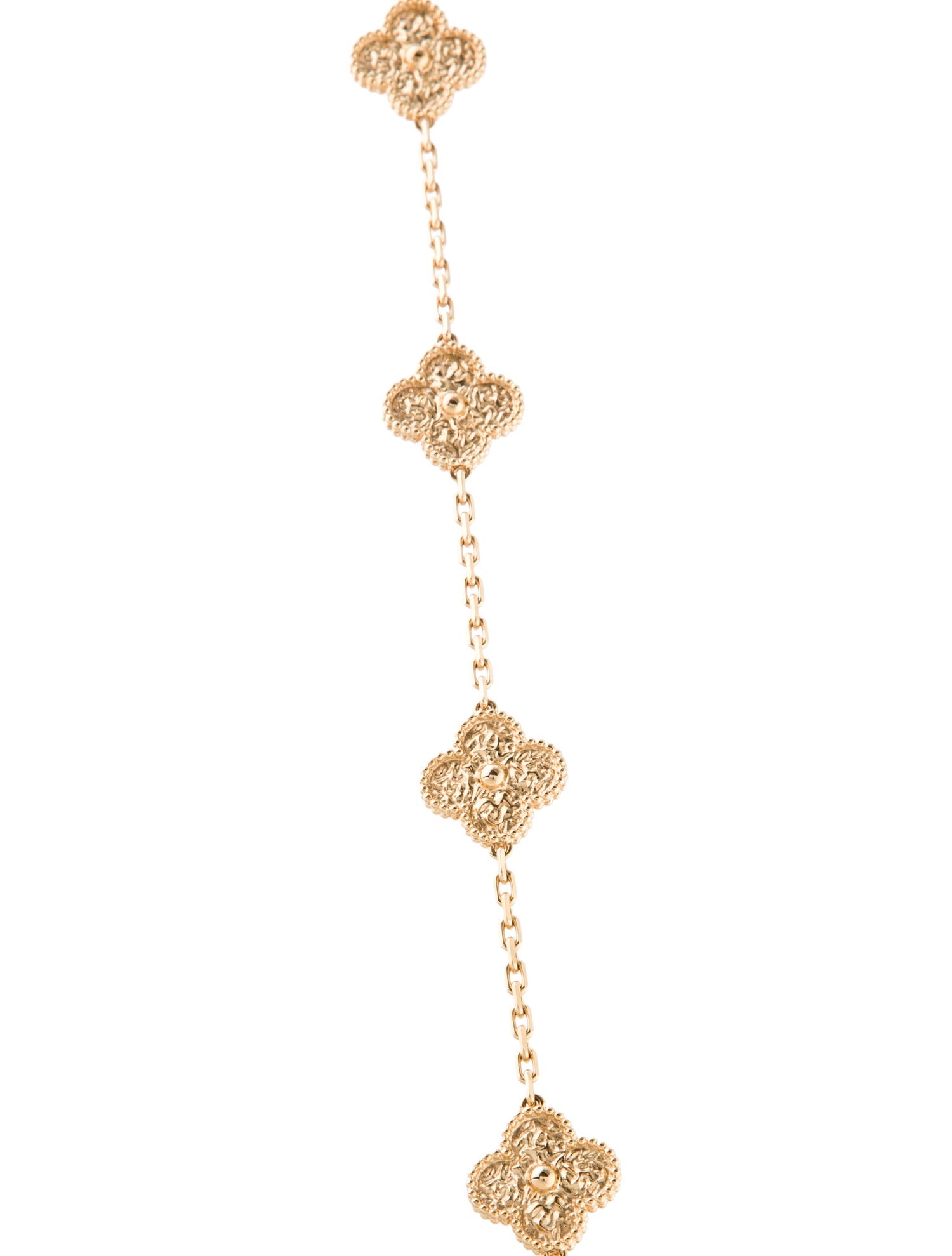 Van Cleef & Arpels Vintage Alhambra Necklace, 20 Motif