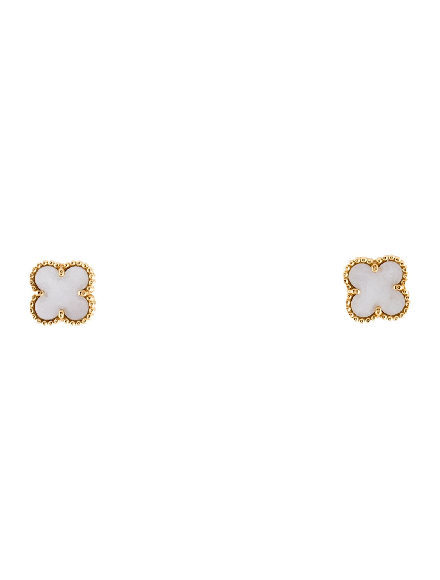 Van Cleef & Arpels Mother of Pearl Sweet Alhambra Earstuds