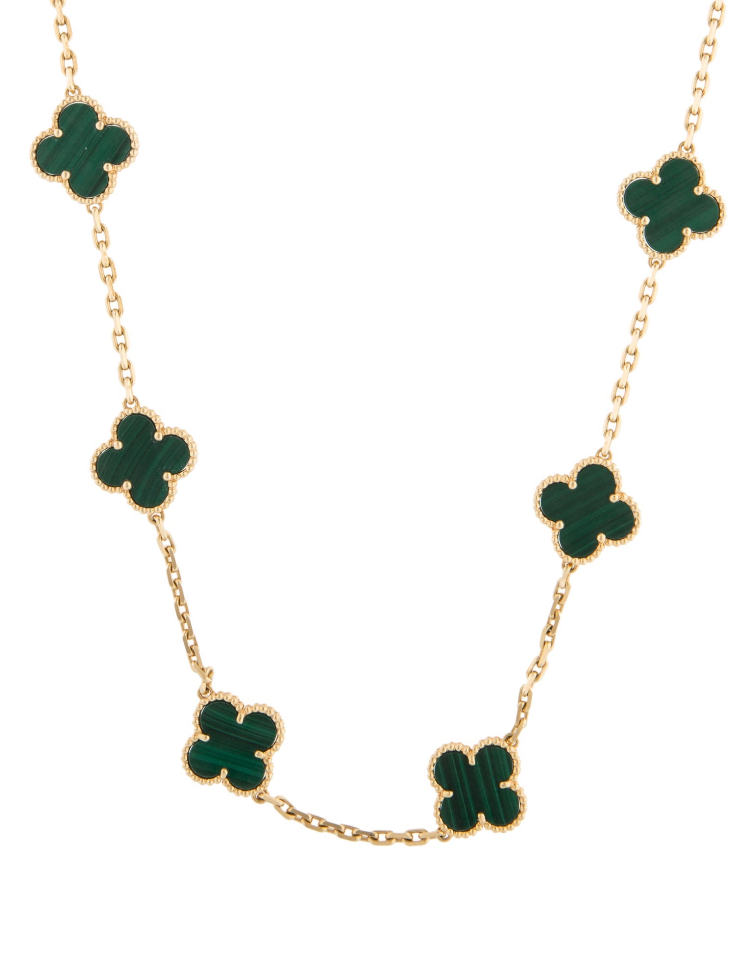 Van Cleef & Arpels Vintage Alhambra Long Necklace, 20 Motifs