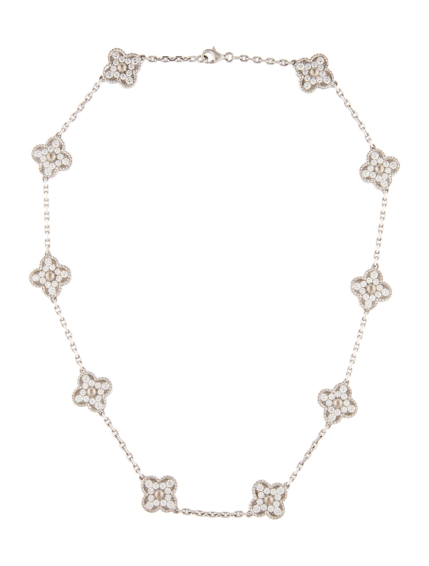 Van Cleef & Arpels Vintage Alhambra Necklace, 10 Motifs