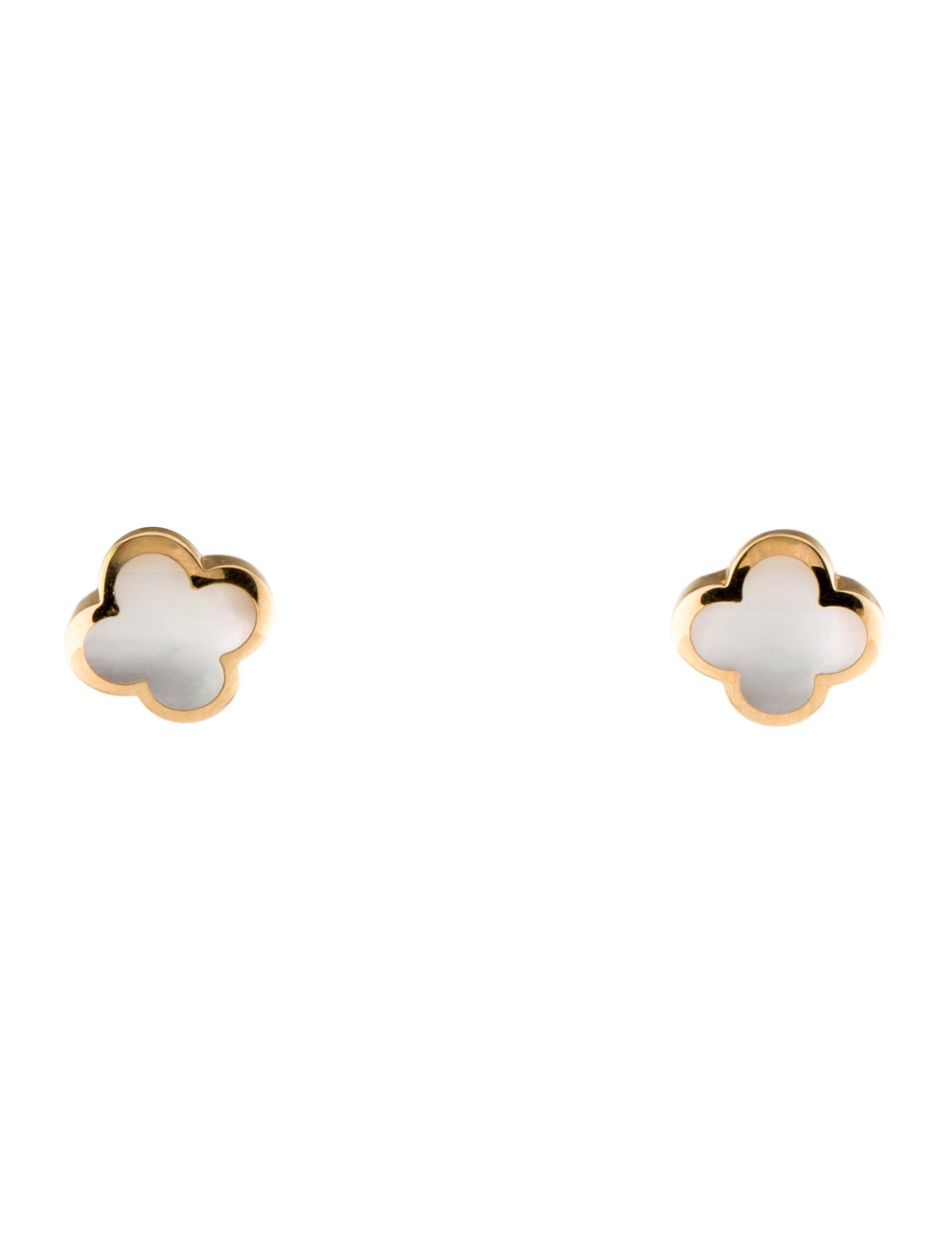 Van Cleef & Arpels Mother of Pearl Pure Alhambra Earstuds