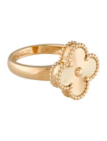 Van Cleef & Arpels Cocktail Ring Vintage Alhambra 54 | 6.75