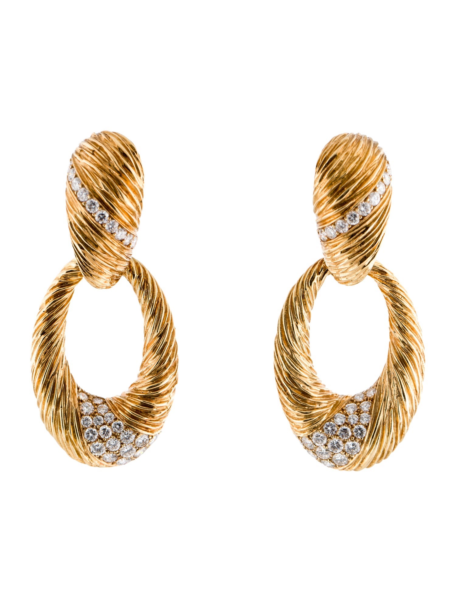 Van Cleef & Arpels Vintage Doorknocker Earrings