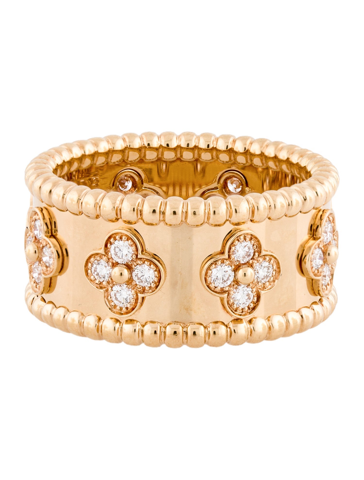 Van Cleef & Arpels Perlée Clovers Ring, Medium Model