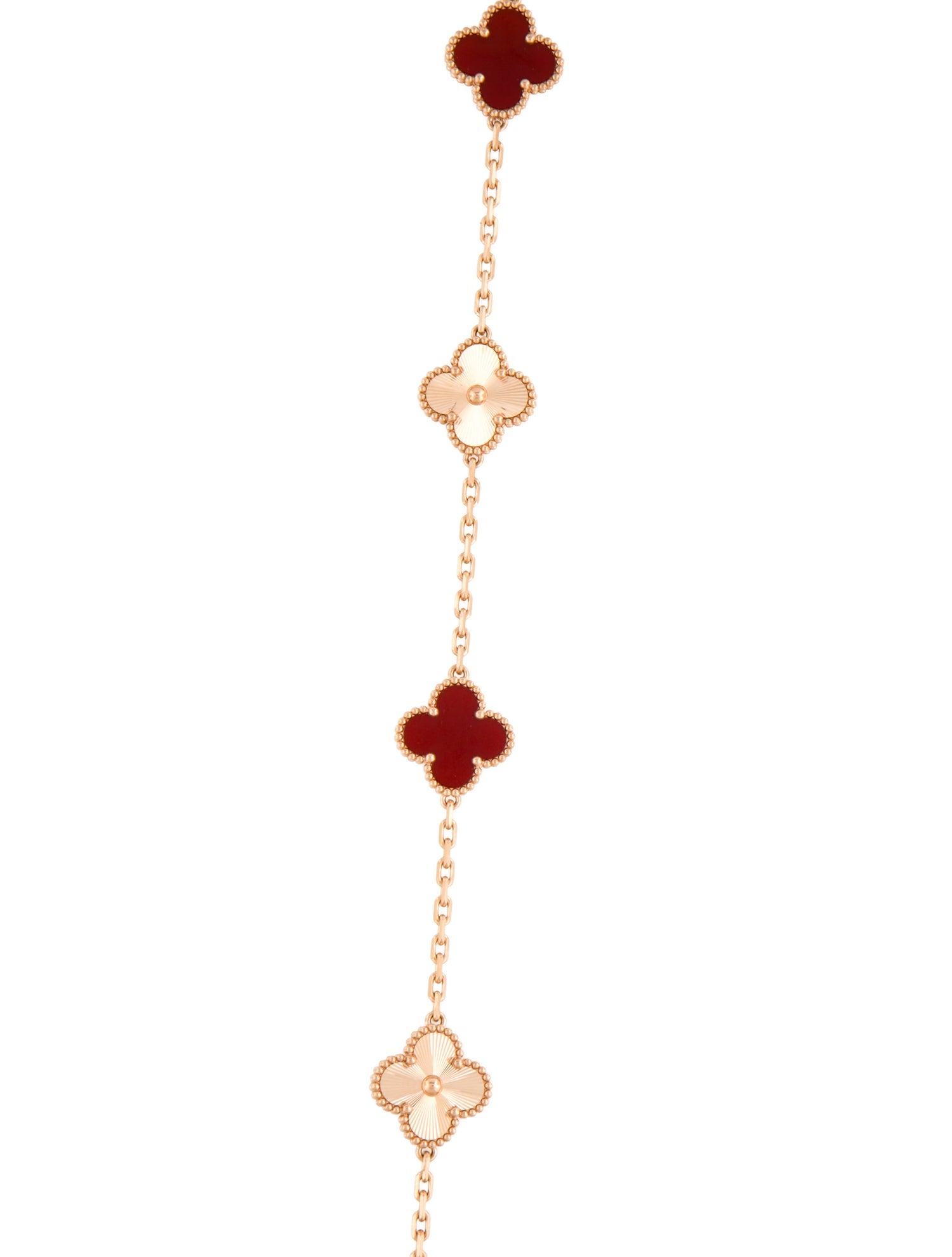 Van Cleef & Arpels Vintage Alhambra Long Necklace 20 Motifs