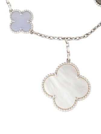 Van Cleef & Arpels Mother of Pearl Magic Alhambra Bracelet, 5 Motifs
