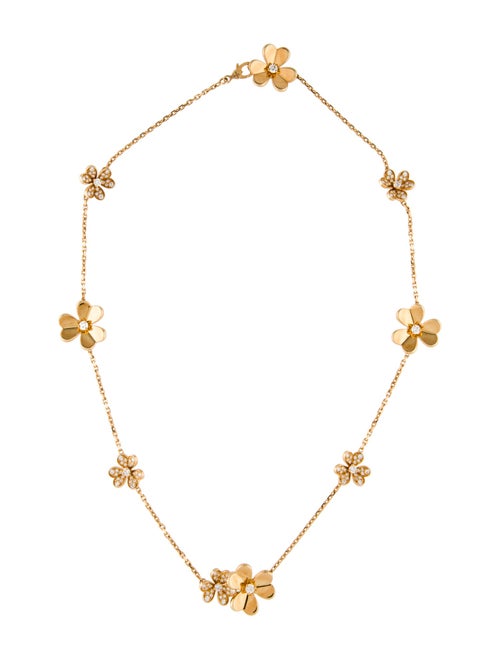 Van Cleef & Arpels Frivole Necklace, 9 Flowers