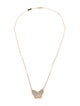 Van Cleef & Arpels Mother of Pearl Lucky Alhambra Butterfly Pendant Necklace