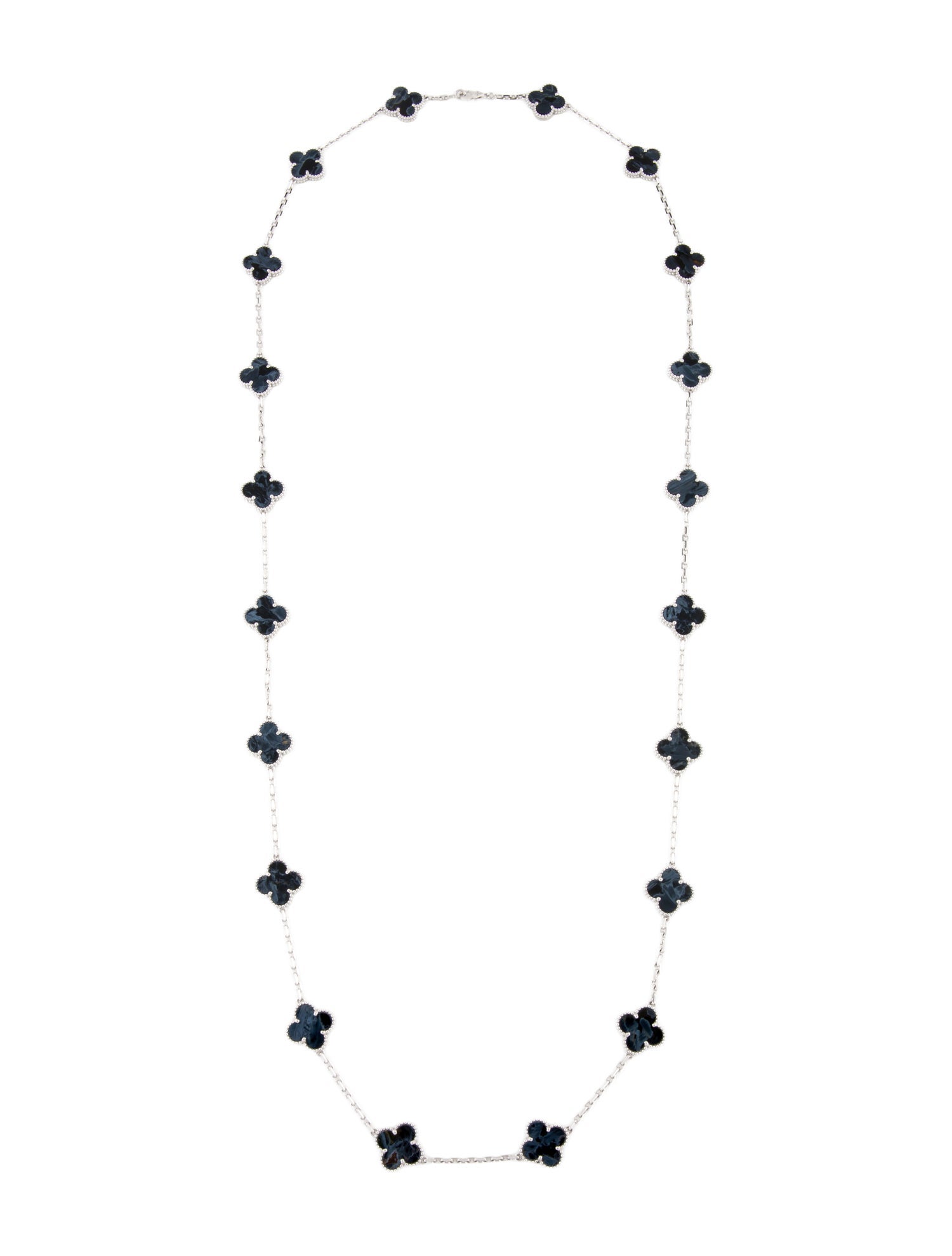 Van Cleef & Arpels Vintage Alhambra Long Necklace, 20 Motifs