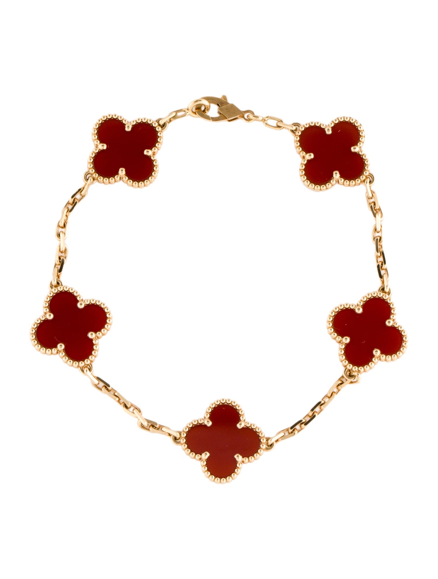Van Cleef & Arpels 5 Motifs Vintage Alhambra Bracelet