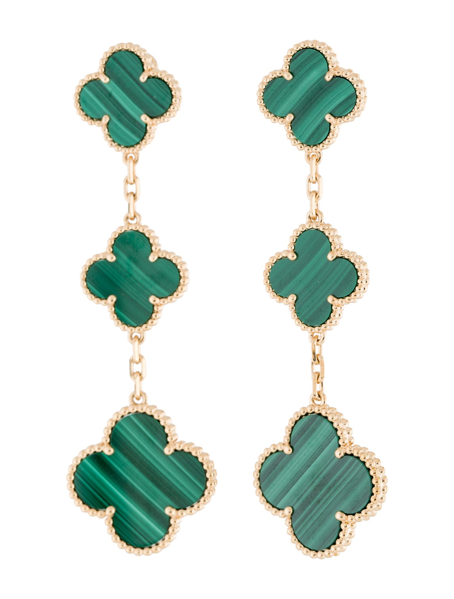 Van Cleef & Arpels Magic Alhambra Earrings, 3 Motifs