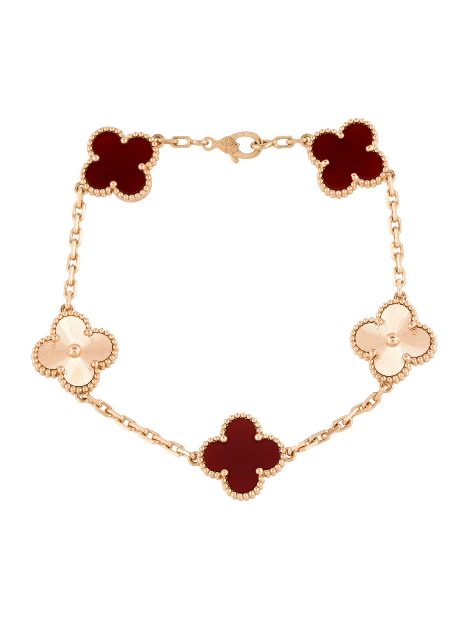 Van Cleef & Arpels Vintage Alhambra 5 Motif Bracelet