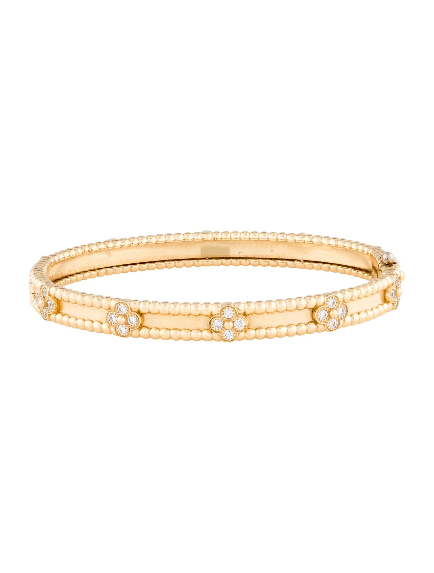 Van Cleef & Arpels Perlée Sweet Clovers Bracelet, Medium Model