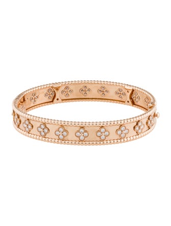 Van Cleef & Arpels Perlée Clovers Bracelet, Large Model
