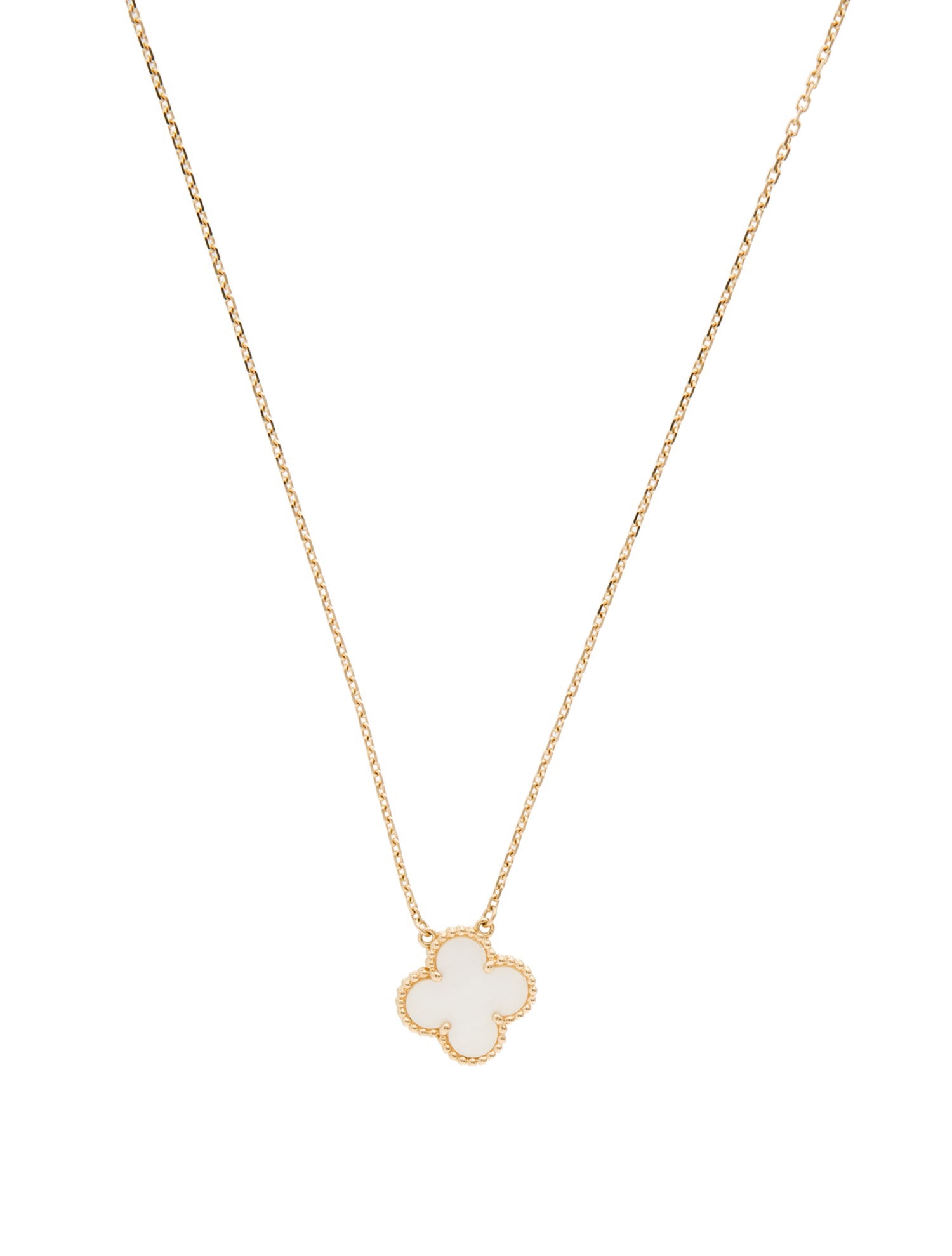 Van Cleef & Arpels Vintage Alhambra Pendant Necklace