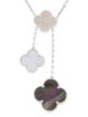 Van Cleef & Arpels Mother of Pearl Magic Alhambra 6 Motif Necklace