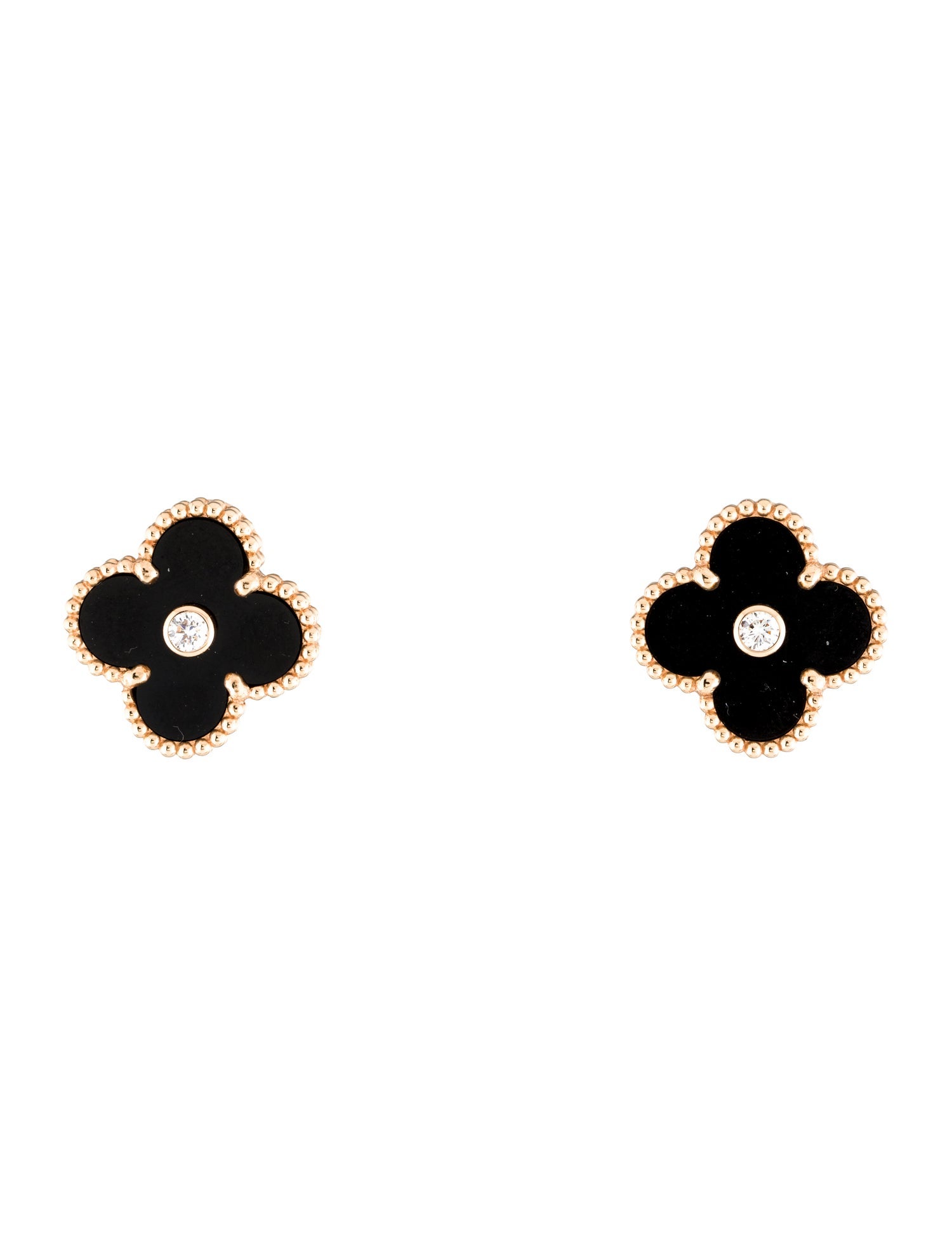 Van Cleef & Arpels Limited Edition Vintage Alhambra Earrings
