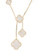 Van Cleef & Arpels Mother of Pearl Magic Alhambra Necklace, 6 Motifs