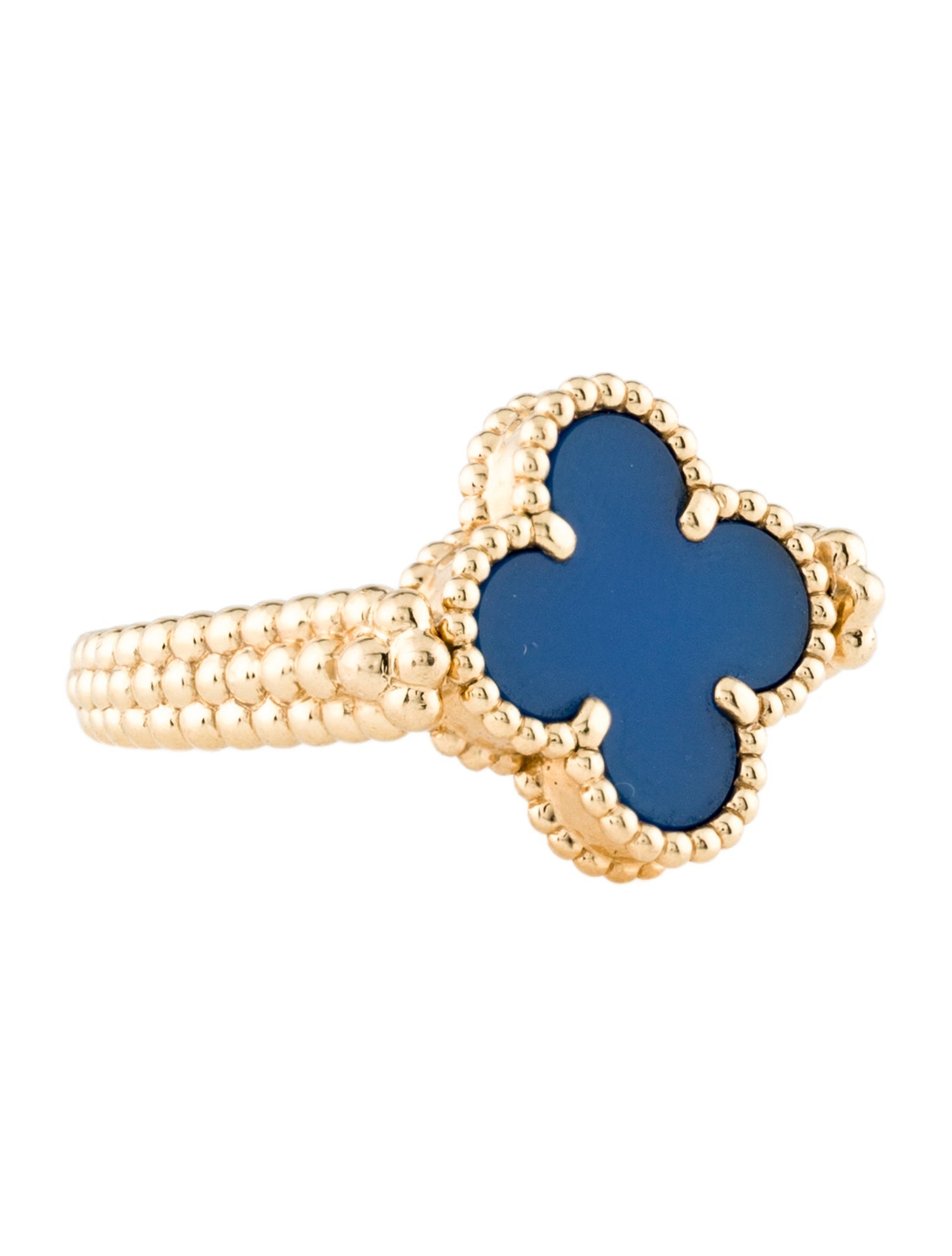 Van Cleef & Arpels Vintage Alhambra Reversible Ring