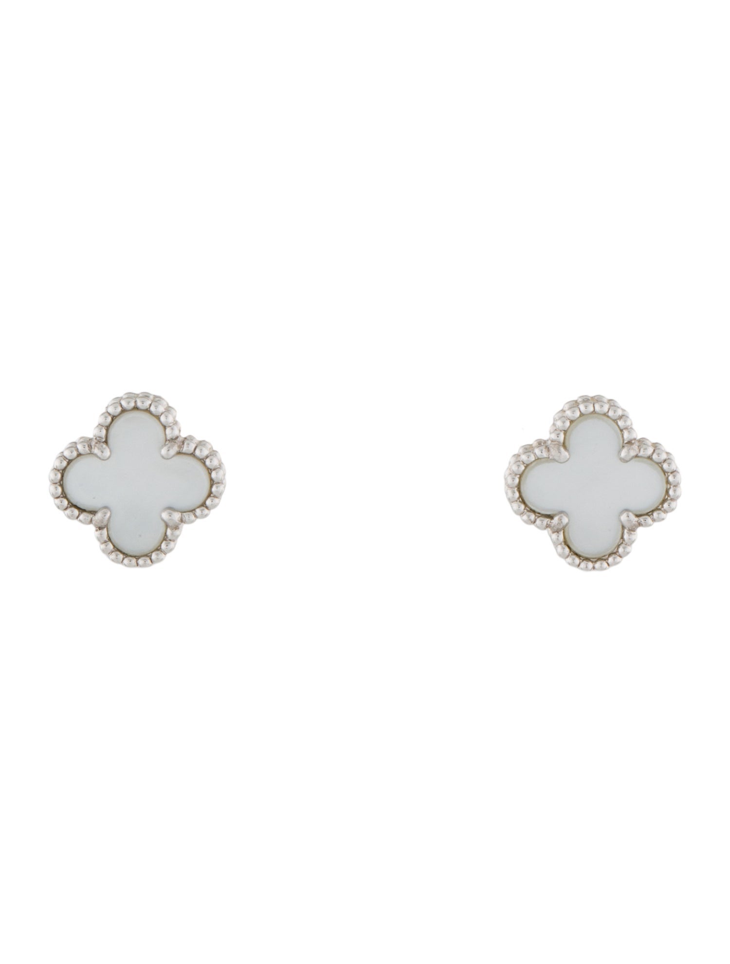Van Cleef & Arpels Mother of Pearl Sweet Alhambra Earstuds