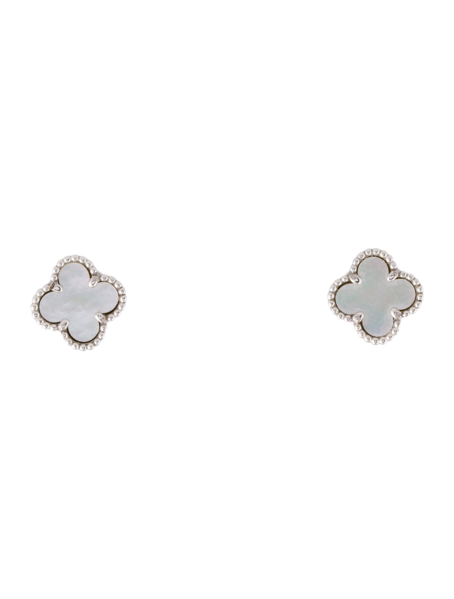 Van Cleef & Arpels Mother of Pearl Sweet Alhambra Earstuds