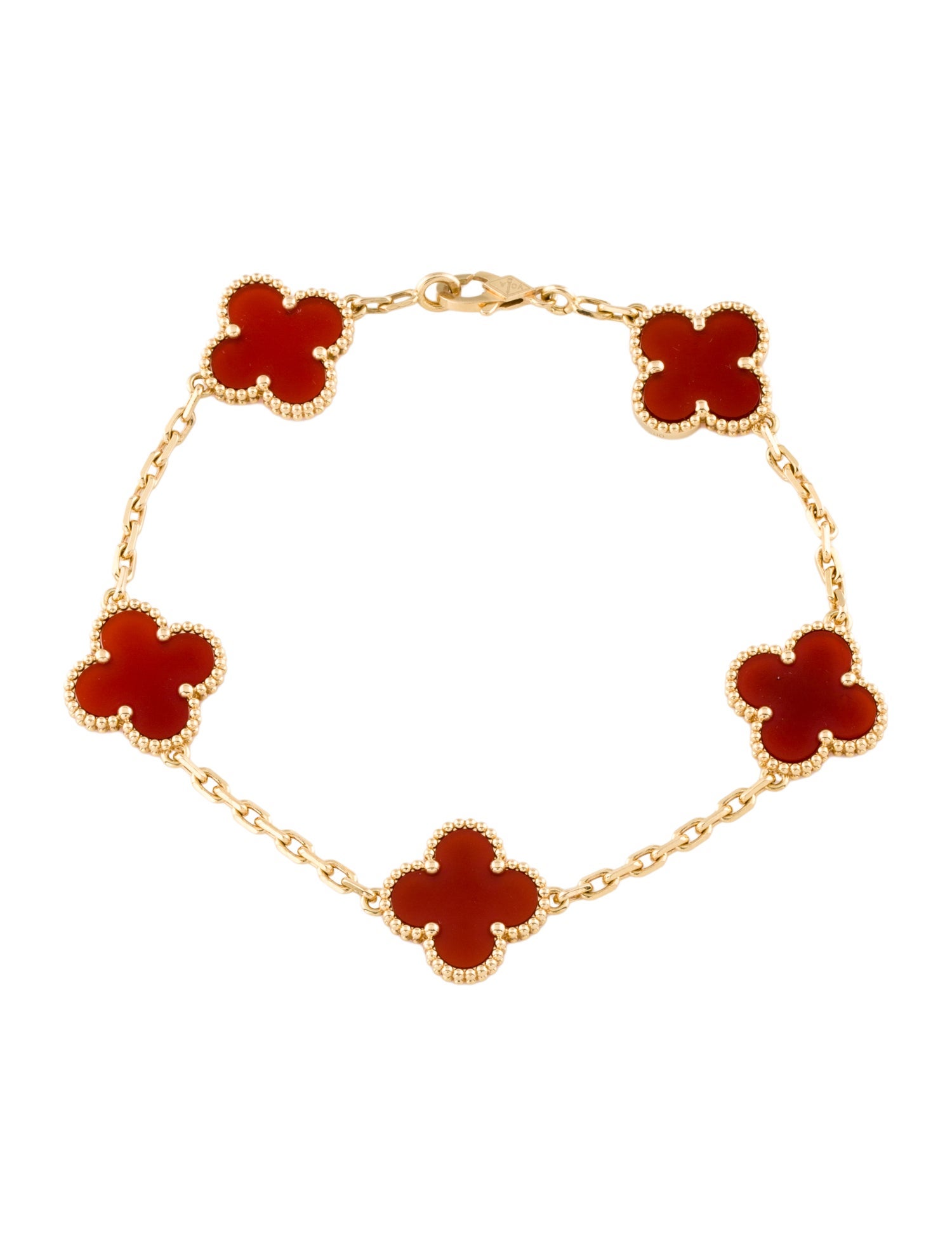 Van Cleef & Arpels Vintage Alhambra Bracelet, 5 Motifs