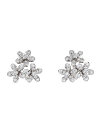 Van Cleef & Arpels Socrate 3 Flower Earrings