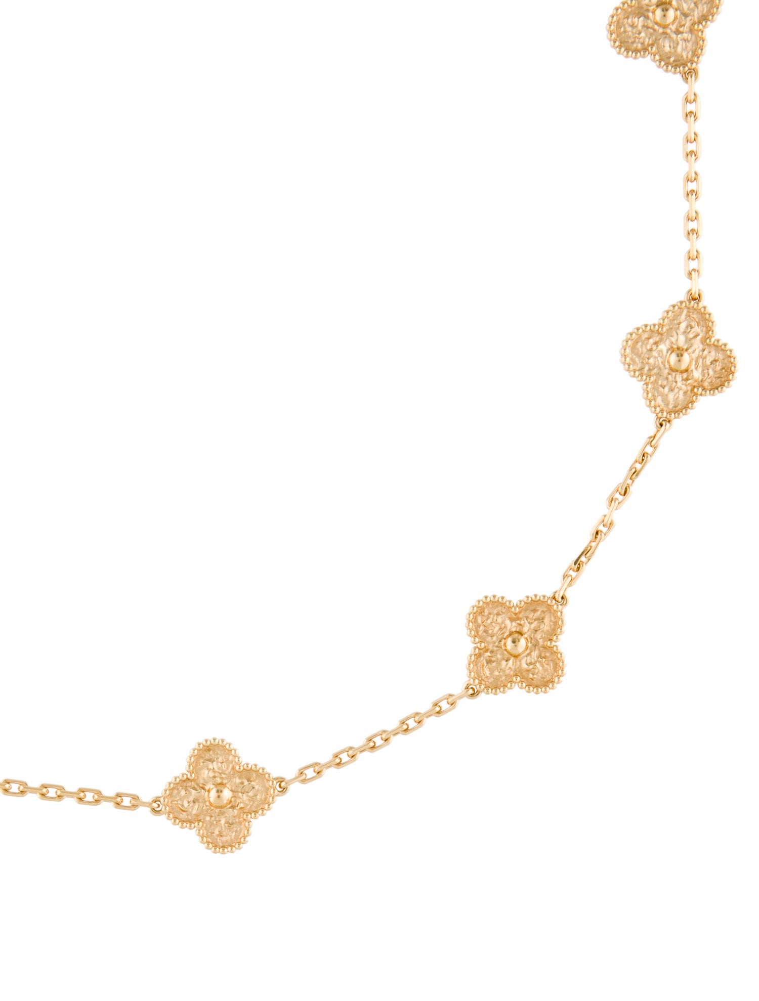 Van Cleef & Arpels Vintage Alhambra Necklace, 10 Motifs
