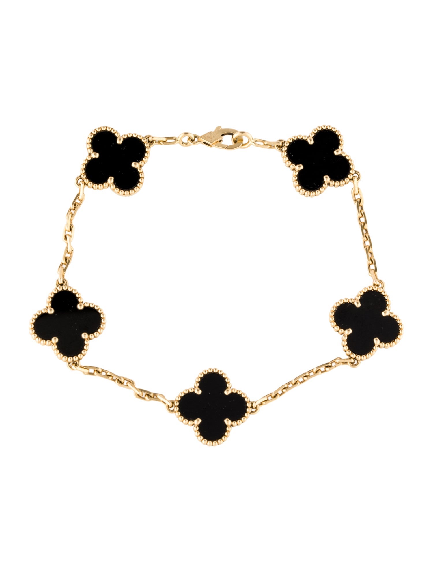 Van Cleef & Arpels Vintage Alhambra Bracelet, 5 Motifs
