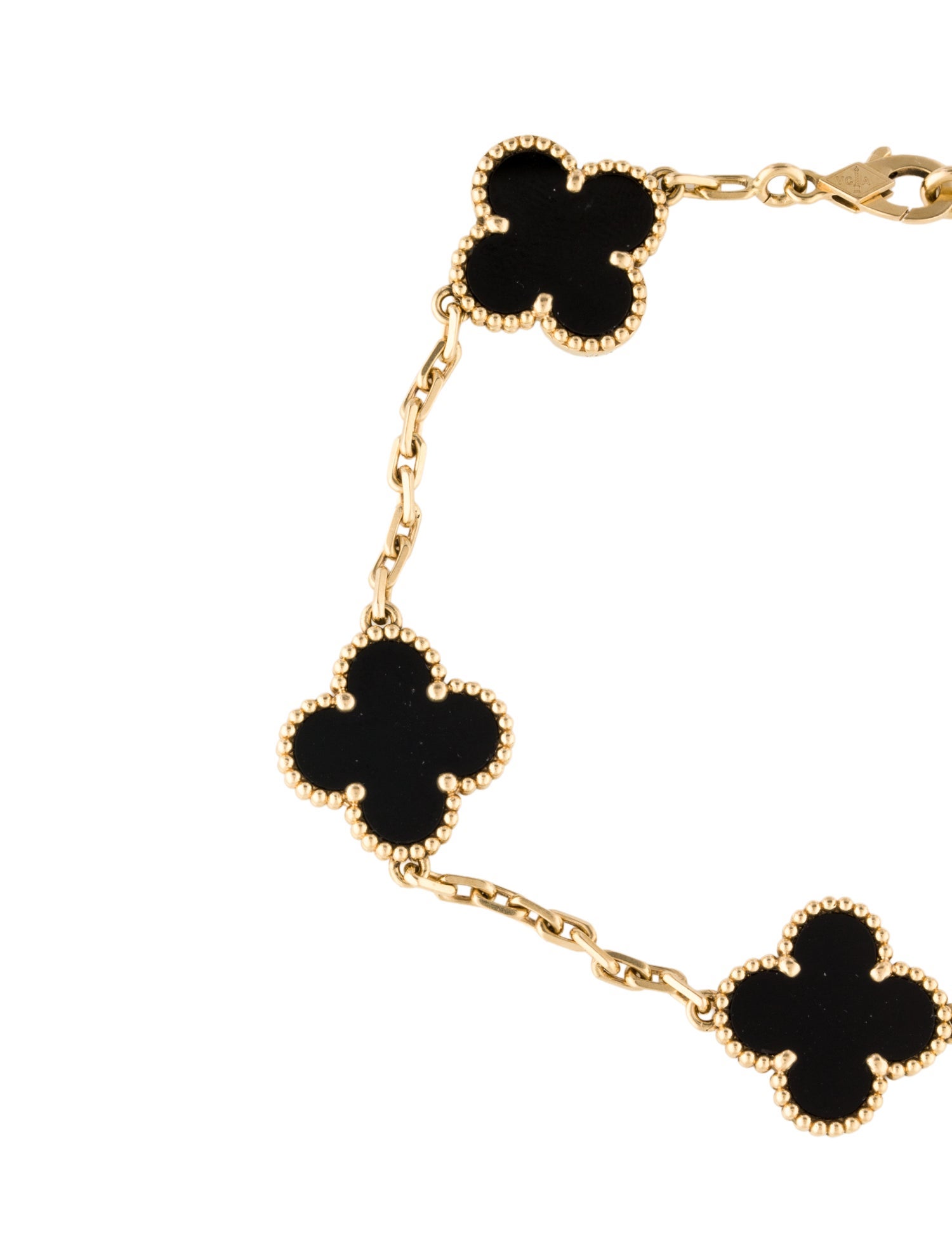 Van Cleef & Arpels Vintage Alhambra Bracelet, 5 Motifs