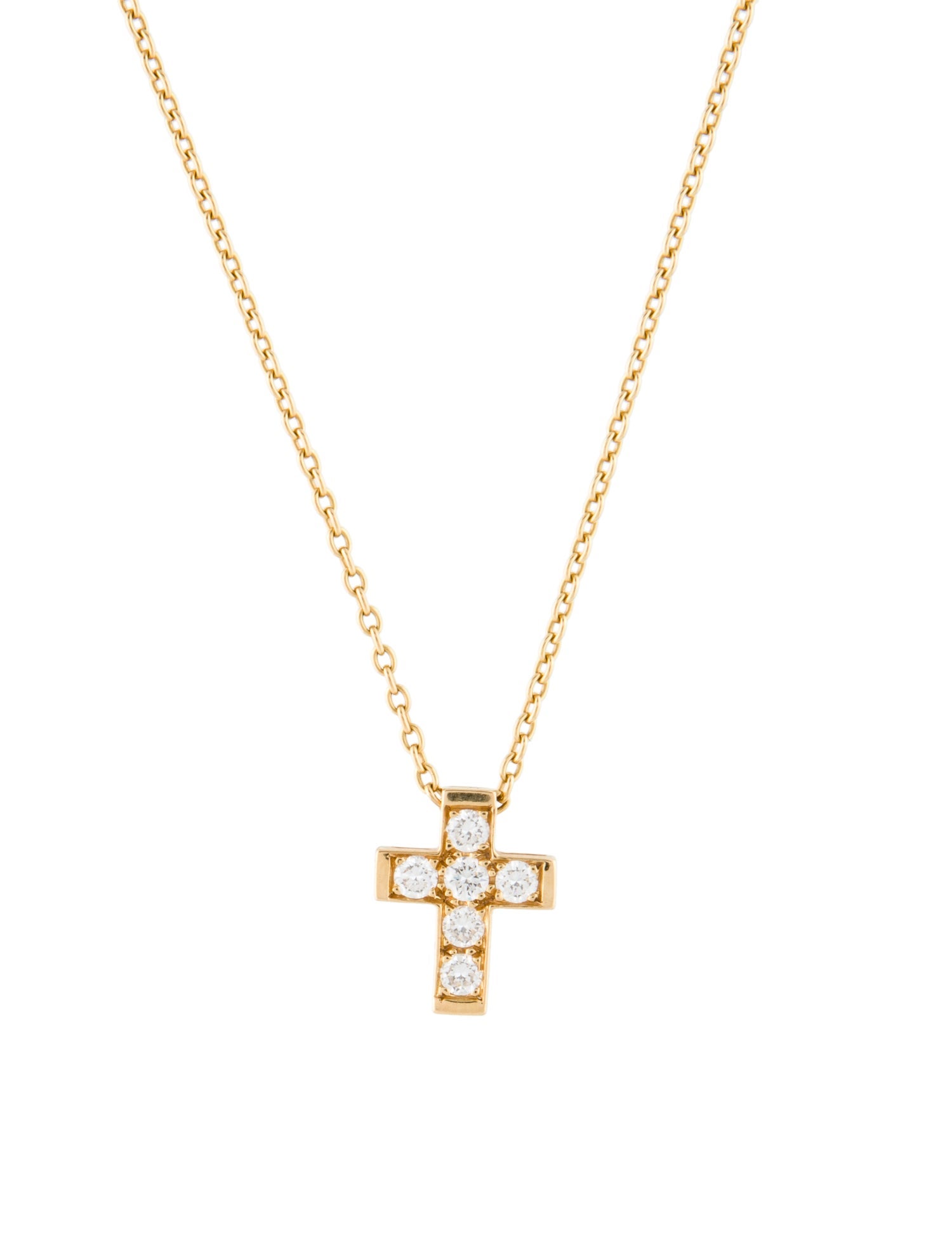 Van Cleef & Arpels Vintage Cross Pendant Necklace