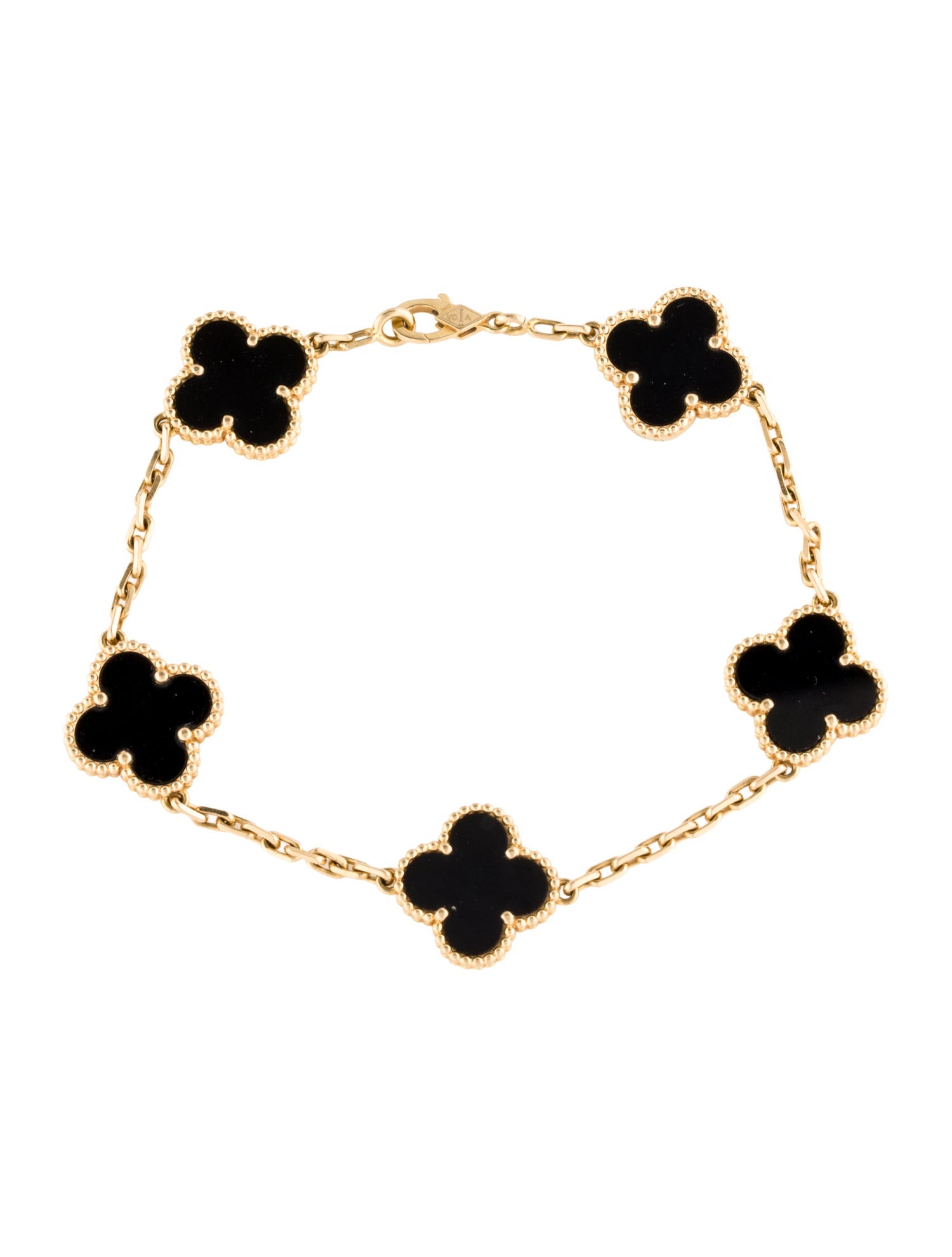 Van Cleef & Arpels Vintage Alhambra Bracelet, 5 Motifs