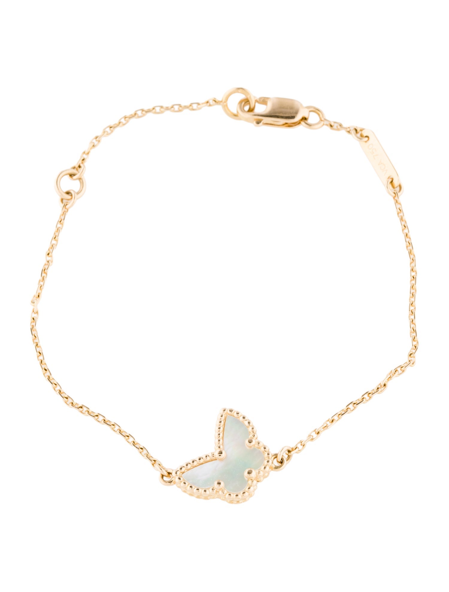 Van Cleef & Arpels Mother of Pearl Sweet Butterflies Bracelet