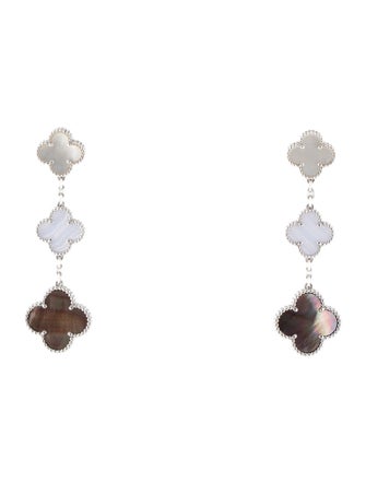 Van Cleef & Arpels Magic Alhambra Earrings, 3 Motifs