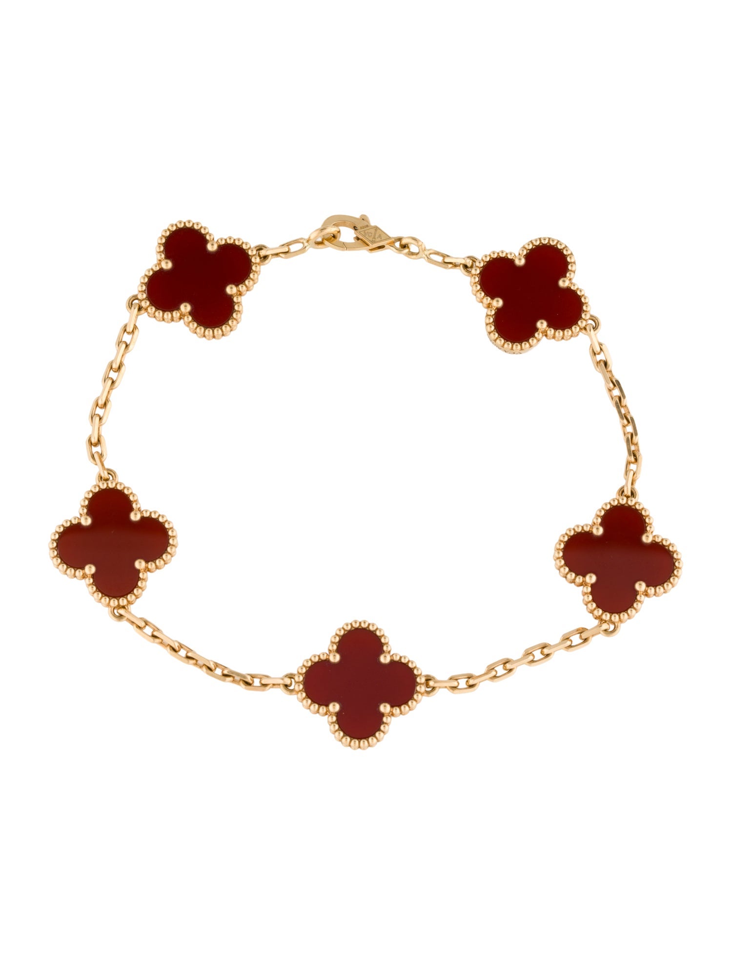 Van Cleef & Arpels Vintage Alhambra 5 Motif Bracelet