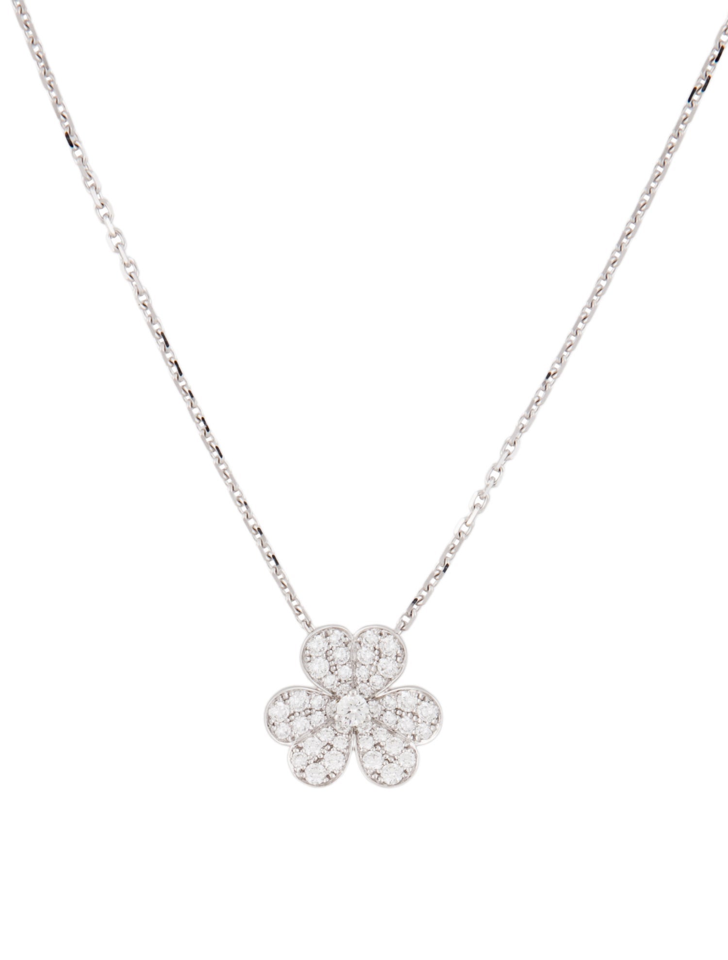 Van Cleef & Arpels Frivole Pendant Necklace, Small Model