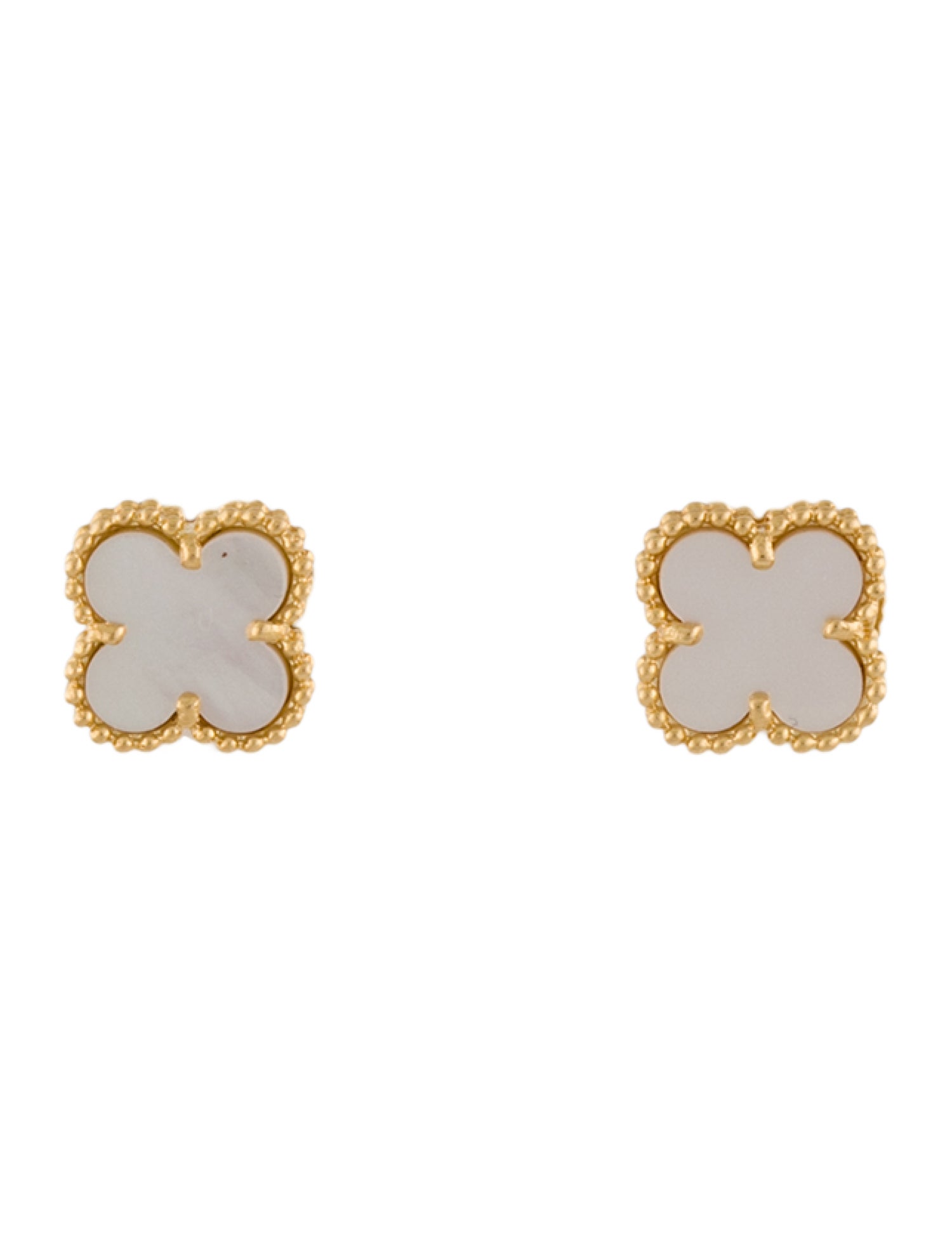 Van Cleef & Arpels Mother of Pearl Sweet Alhambra Earstuds