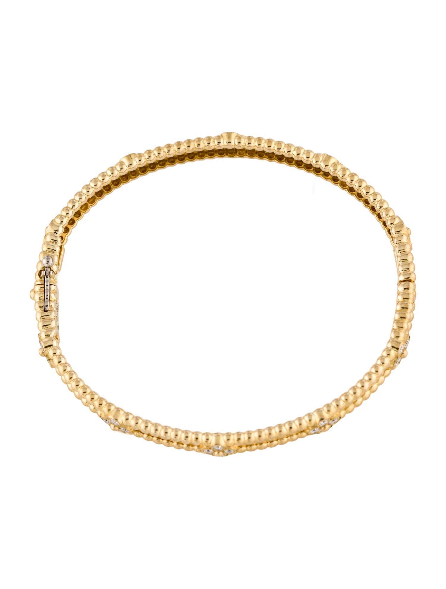 Van Cleef & Arpels Perlée Sweet Clovers Bracelet, Small Model