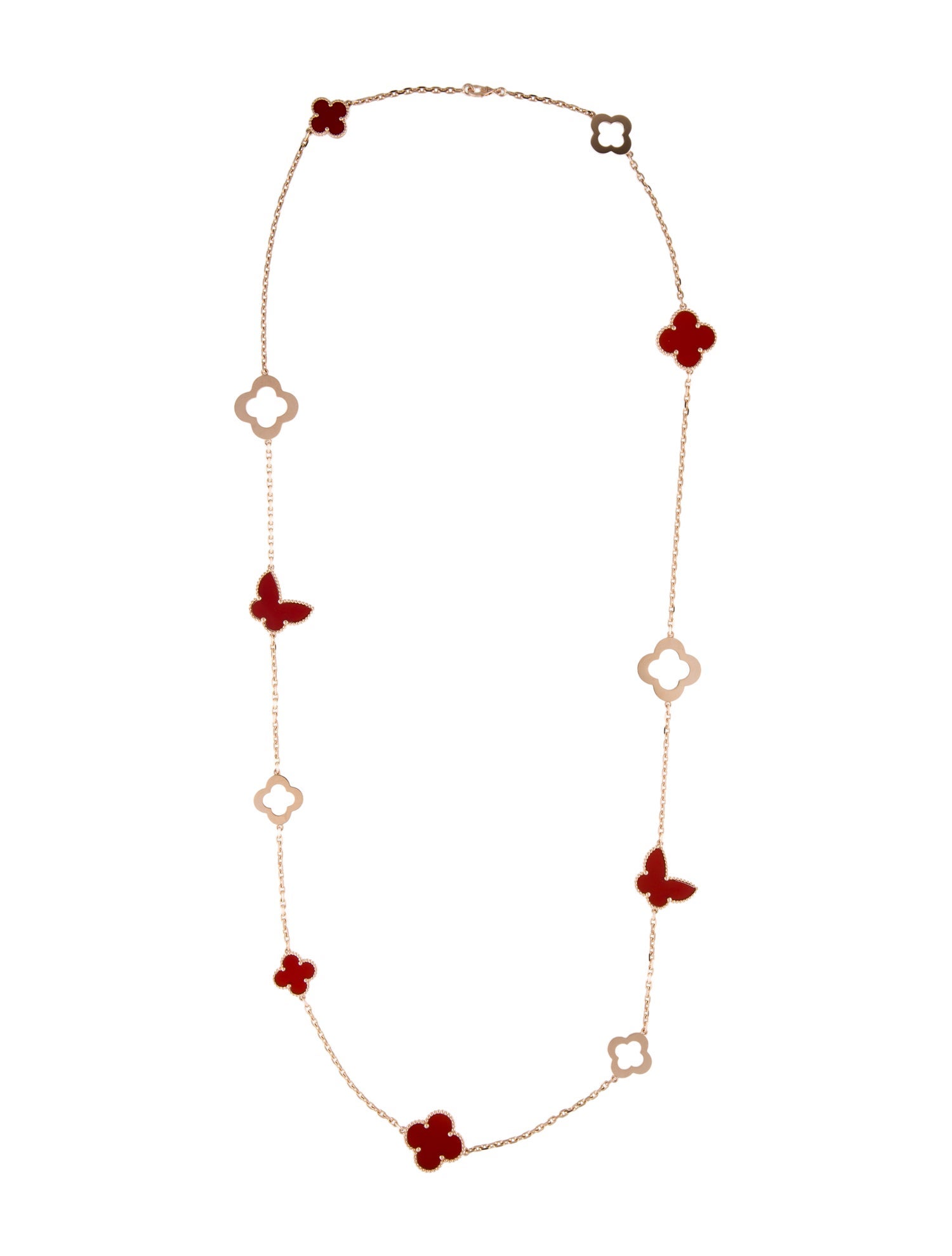 Van Cleef & Arpels Lucky Alhambra Long Necklace, 11 Motifs