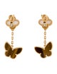 Van Cleef & Arpels Mother of Pearl Lucky Alhambra Earrings, 2 Motifs