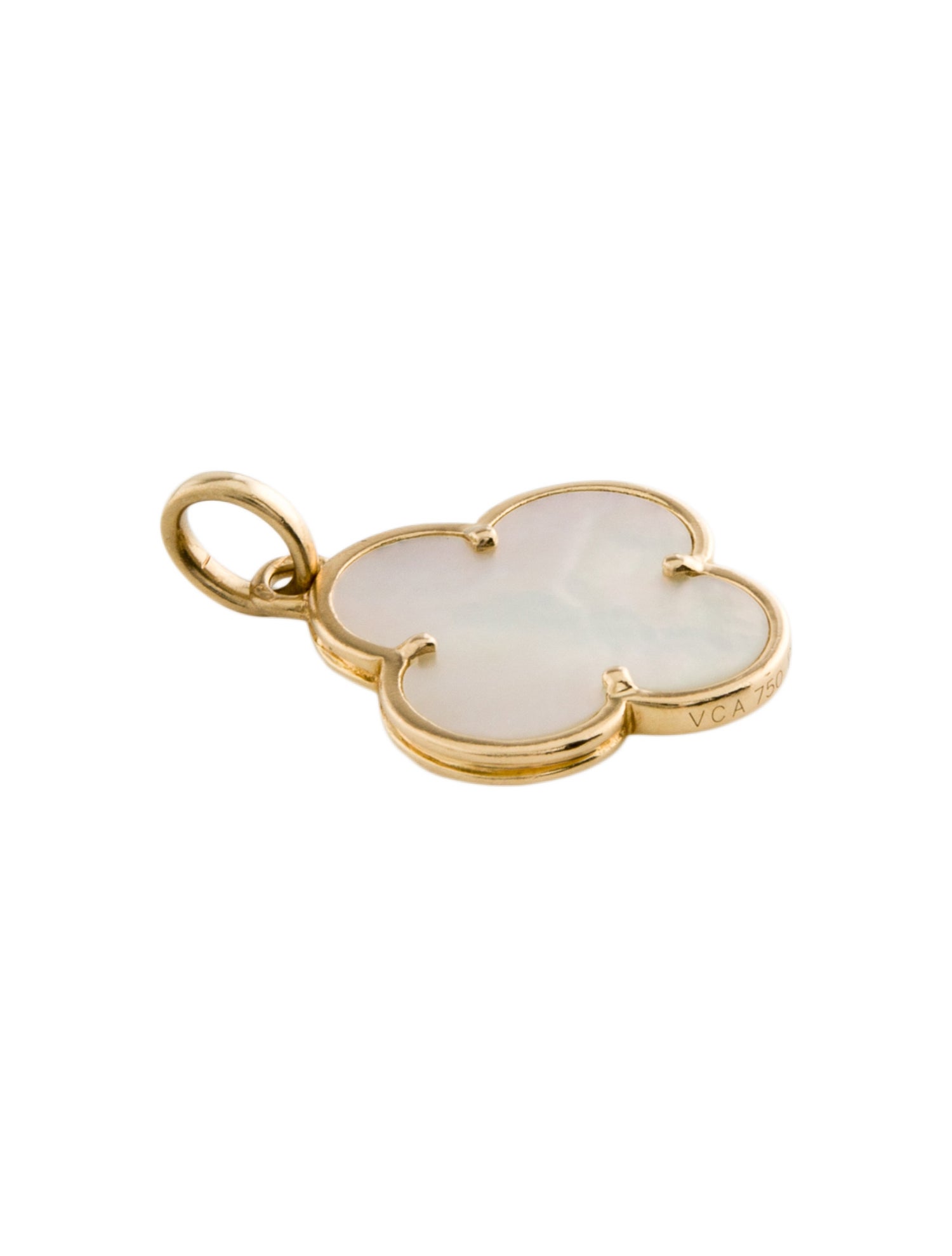 Van Cleef & Arpels Mother of Pearl Magic Alhambra Charm Pendant